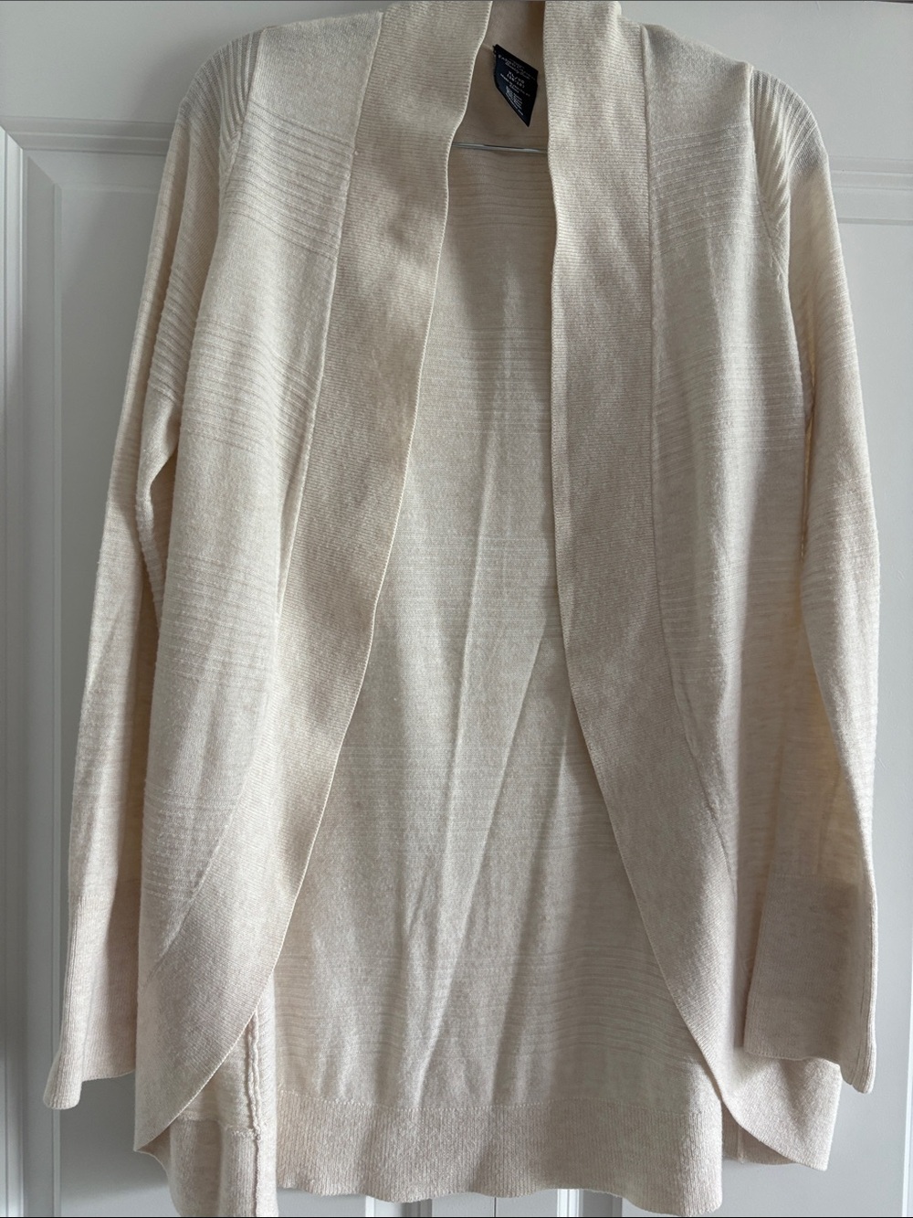 Faded Glory Oatmeal Cardigan Size XL